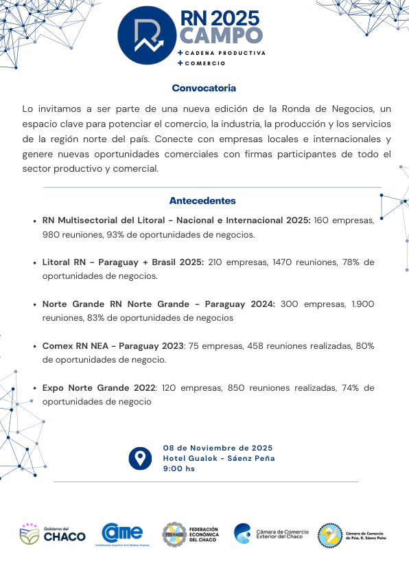 Material institucional de Campo 2025